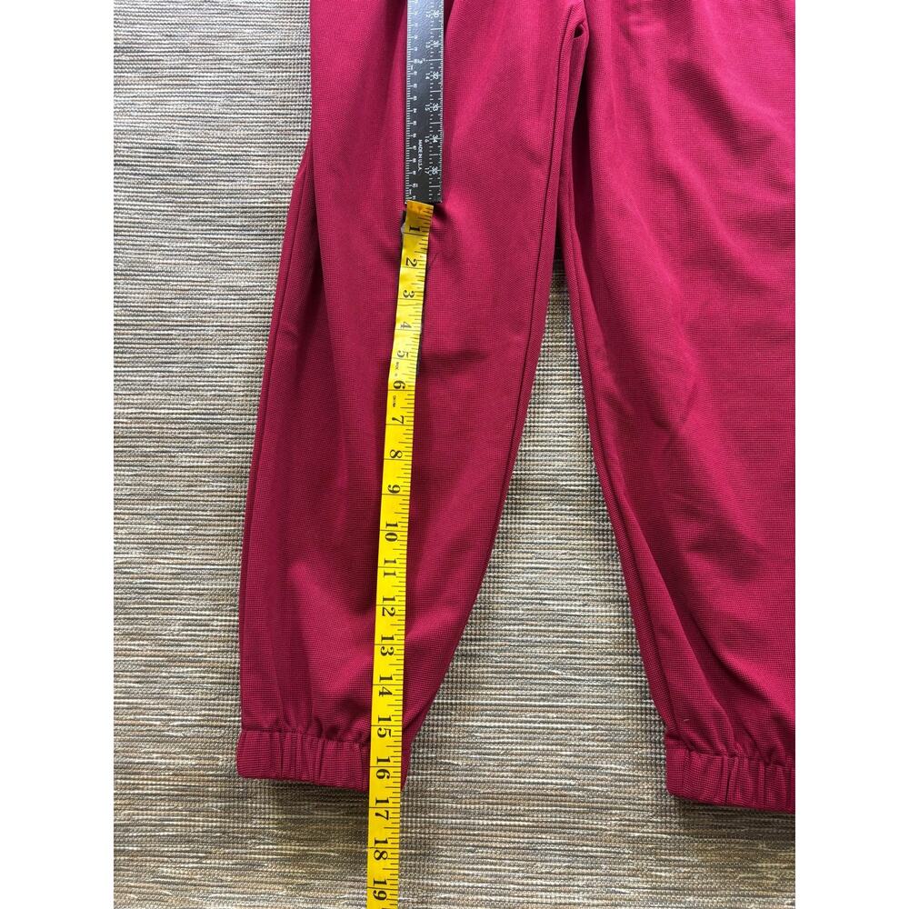 Halara Overalls Womens XS Pink Knit Square Neck Button Strap Jogger One Piece - Picture 8 of 8